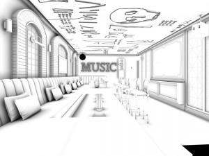 party bar ktv sauna design complete 113 3D Model