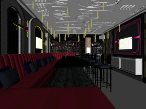 party bar ktv sauna design complete 113 3D Model