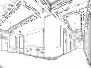 party bar ktv sauna design complete 114 3D Model