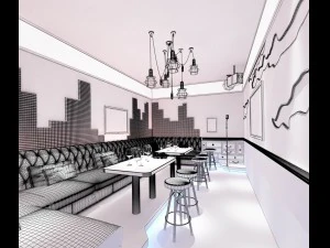 party bar ktv sauna design complete 115 3D Model