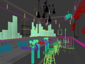 party bar ktv sauna design complete 115 3D Model