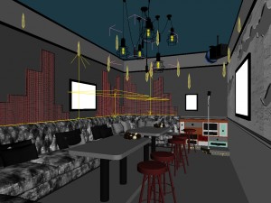 party bar ktv sauna design complete 115 3D Model