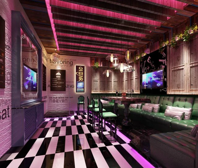 party bar ktv sauna design complete 116 3D Model .c4d .max .obj .3ds .fbx .stl .blend 