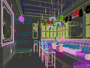 party bar ktv sauna design complete 116 3D Model