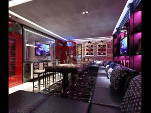 party bar ktv sauna design completo 117 Modello 3D