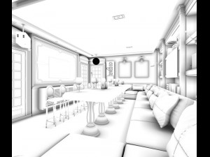 party bar ktv sauna design complete 117 3D Model