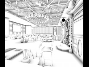 party bar ktv sauna design complete 118 3D Model