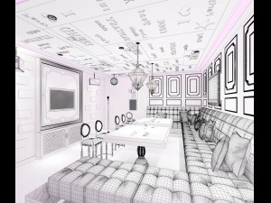 party bar ktv sauna design complete 119 3D 모델