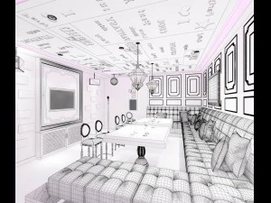 party bar ktv sauna design complete 119 3D Model
