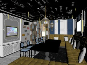 party bar ktv sauna design complete 119 3D Model