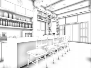 party bar ktv sauna design complete 120 3D Model