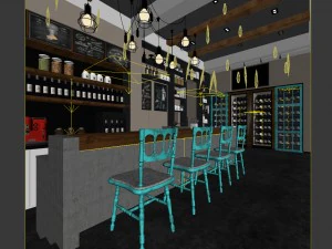 party bar ktv sauna design complete 120 3D Model