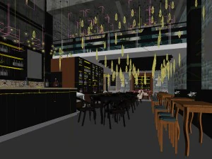 party bar ktv sauna design complete 121 3D Model