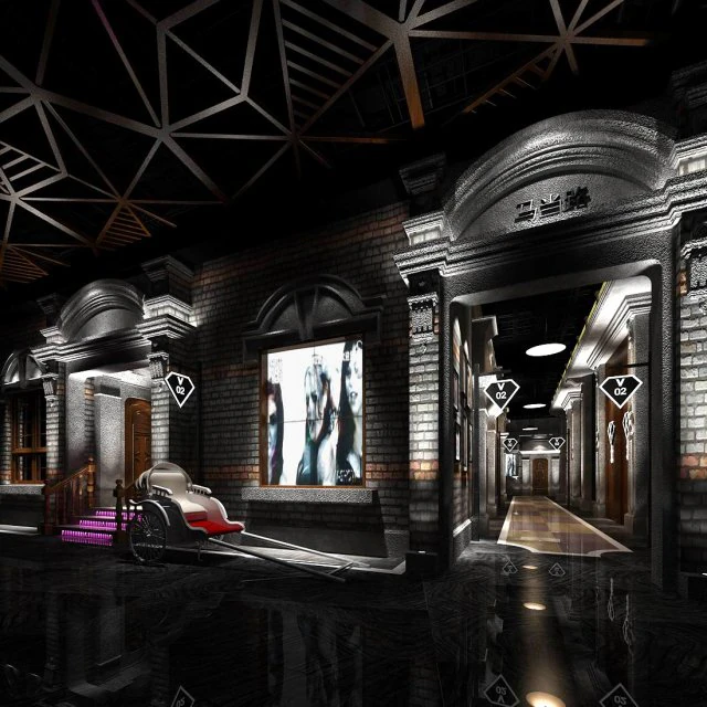 party bar ktv sauna design complete 123 3D Model .c4d .max .obj .3ds .fbx .stl .blend 