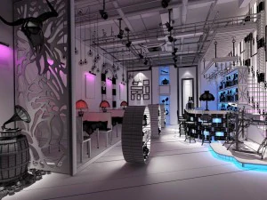party bar ktv sauna design complete 126 3D Model
