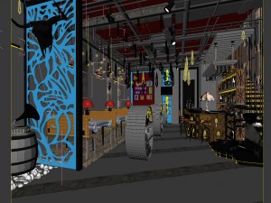 party bar ktv sauna design complete 126 3D Model
