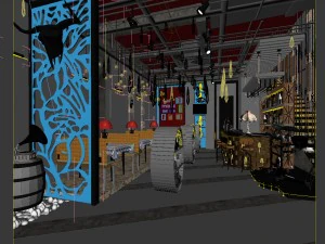 party bar ktv sauna design complete 126 3D Model