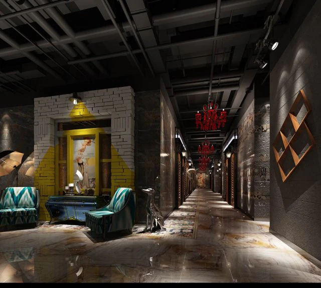 party bar ktv sauna design complete 128 3D Model .c4d .max .obj .3ds .fbx .stl .blend 