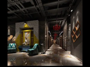 party bar ktv sauna design completo 128 Modello 3D