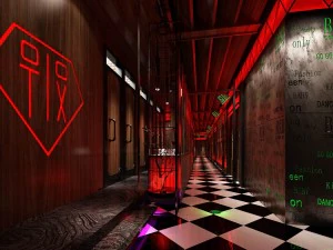 party bar ktv sauna design completo 130 Modello 3D