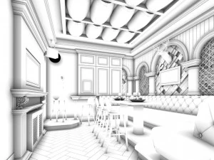 party bar ktv sauna design complete 131 3D Model