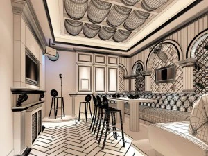 party bar ktv sauna design complete 131 3D Model