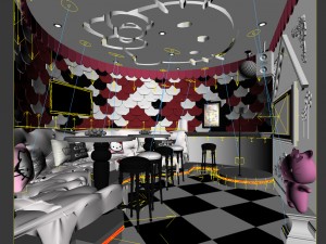 party bar ktv sauna design complete 135 3Dモデル