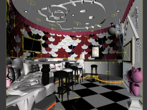 party bar ktv sauna design complete 135 3D Model