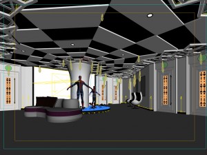 party bar ktv sauna design complete 136 3D Modell