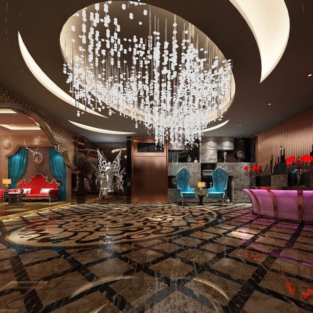 party bar ktv sauna design complete 137 3D Model .c4d .max .obj .3ds .fbx .stl .blend 