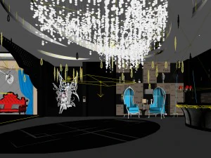 party bar ktv sauna design complete 137 3D Model