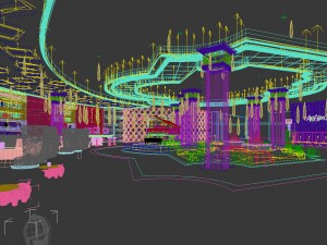 party bar ktv sauna design complete 138 Modello 3D