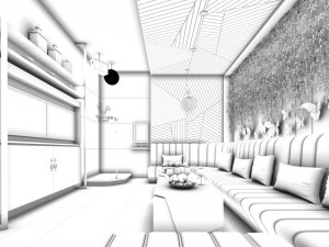 party bar ktv sauna design complete 139 Modelo 3D