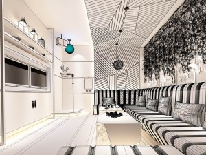 party bar ktv sauna design complete 139 Modelo 3D
