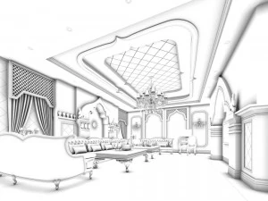 party bar ktv sauna design complete 140 3D Model