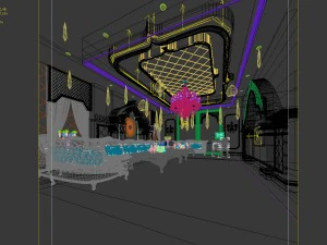 party bar ktv sauna design complete 140 3D Model
