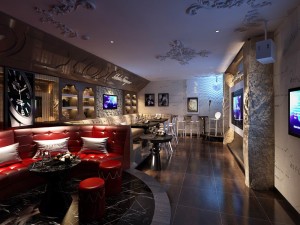party bar ktv sauna design complete 141 Modello 3D