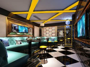 party bar ktv sauna design completo 142 Modello 3D