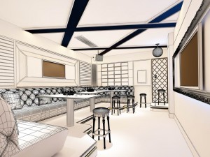 party bar ktv sauna design complete 142 3D Model