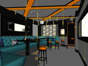 party bar ktv sauna design complete 142 3D Model