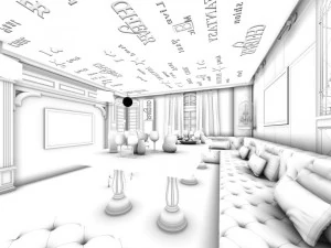 party bar ktv sauna design complete 143 3D Model