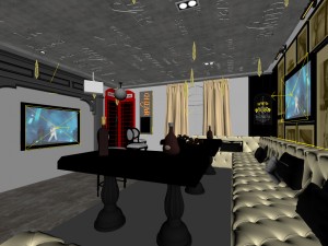 party bar ktv sauna design complete 143 3D मॉडल