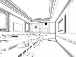 party bar ktv sauna design complete 145 3D Model