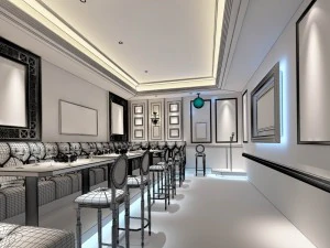 party bar ktv sauna design complete 145 3D Model