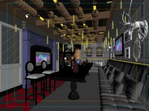 party bar ktv sauna design complete 145 3D Model