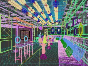 party bar ktv sauna design complete 145 3D Model