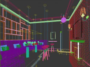 party bar ktv sauna design complete 146 3D Model