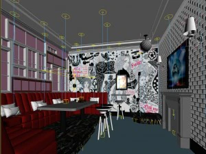 party bar ktv sauna design complete 146 3D Model