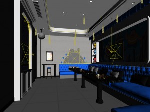 party bar ktv sauna design complete 147 3D Model