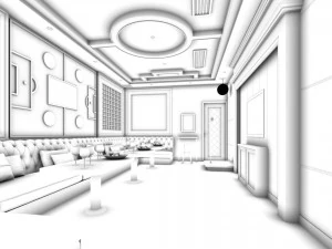 party bar ktv sauna design complete 148 3D Model